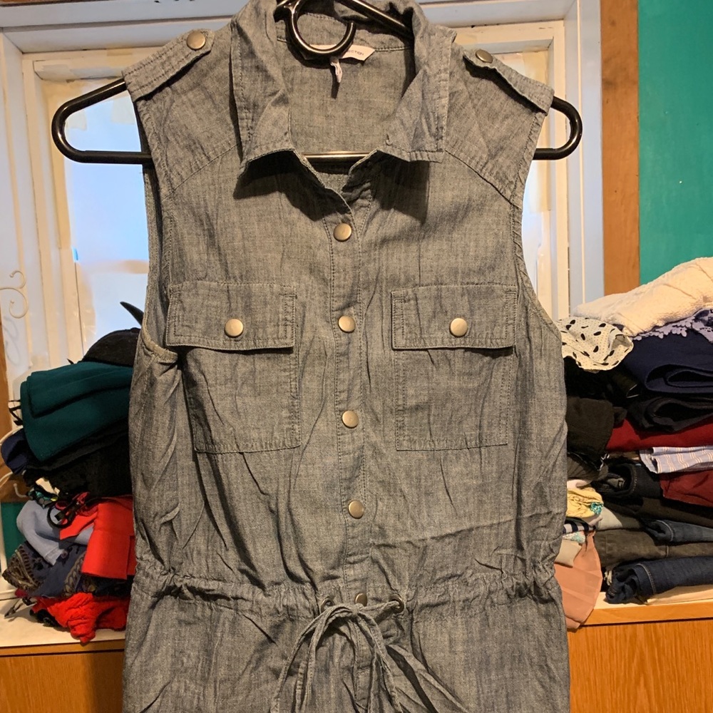 Denim like romper